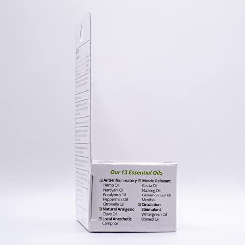 ZEN Hemp Balm for Relief, Hemp Oil Extract for Joints, Back, Neck and Elbows, Hemp Infused Topical Cream - 0.7 oz (Pack of 1)