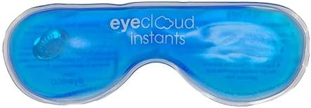 Eye Eco Eyecloud Kit - Blue - Moist Heat & Cold Therapy Home Eye Mask Kit with Moisture-Locking Technology for Soothing Dry Eyes