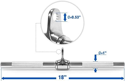 Yes4All Cable Machine Attachment, Double D Hanlde & Tricep Rope Cable Attachment, Weight Machine Accessories Load 880 LB for Home Gym