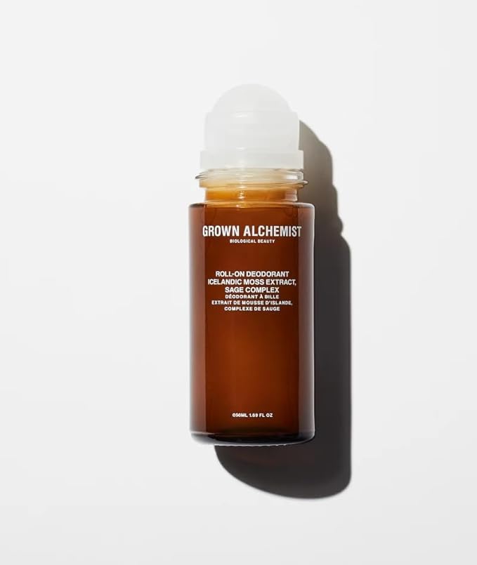 Grown Alchemist Roll-On Deodorant, Natural Aluminum Free, Icelandic Moss Extract & Sage Complex, 1.69 Ounce (50ml)