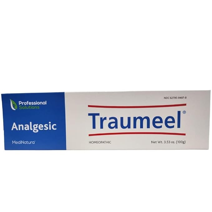 MediNatura Traumeel Ointment Topical Pain Relief for Muscle Back Injury or Exercise Related Pain & Soreness Arnica + 13 Active Ingredients - Made in Germany - 3.53 oz