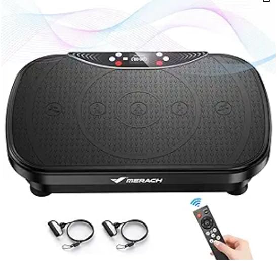 Vibration Plate Exercise Machine, Vibration Plate for Lymphatic Drainage & Weight Loss, Whole Body Vibration Plate 400 lbs Capacity, Shake Plate for Men and Women