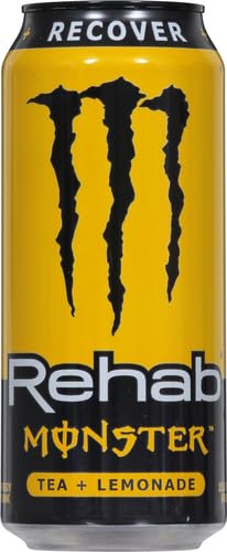 8 Pack - Monster Rehab - Tea + Lemonade + Energy - 15.5oz.