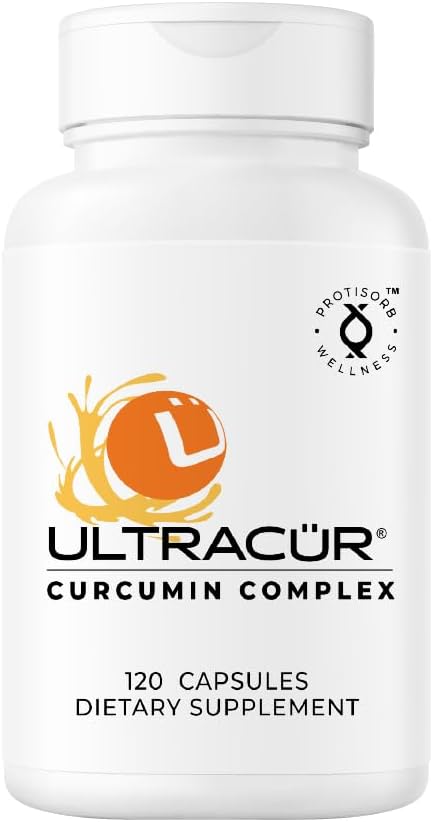 UltraCur Curcumin Complex Supplement - Ultra Bioavailable High Absorption Turmeric Curcumin Supplement for Joint, Muscle & Brain Support - Patented Protisorb for Premium Absorption – 120 Capsules