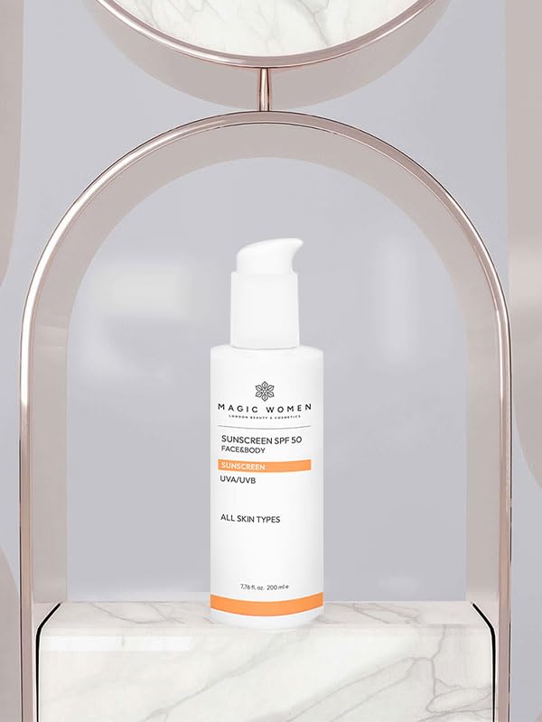 Face Sunscreen SPF 50 – Daily Lightweight Sun Cream for Healthy-Looking Skin – 200ml