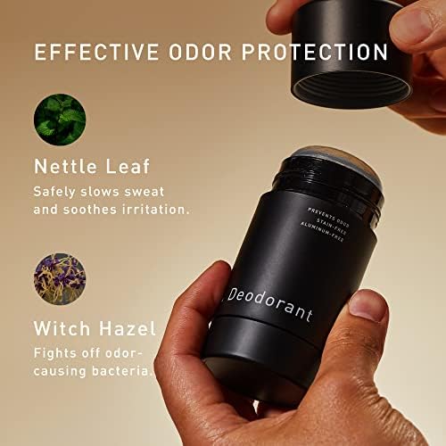 Hawthorne Mens Deodorant. Stain Free, Aluminum Free Deodorant with Clear Formula to Prevent Body Odor and Absorb Sweat. Hawthorne Mint & Eucalyptus Scent. Effective Antiperspirant For Men, 2.6 oz