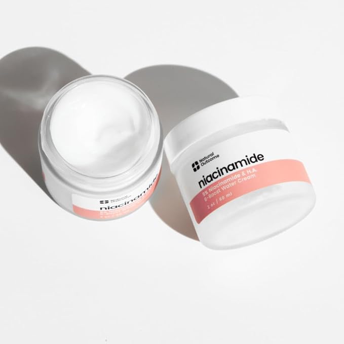 natural outcome Niacinamide Moisturizer – Oil-Free Non-Comedogenic Face Moisturizer with Niacinamide, Lightweight Hydrating Cream for All Skin Types, Vegan, Organic, and Cruelty-Free Skincare