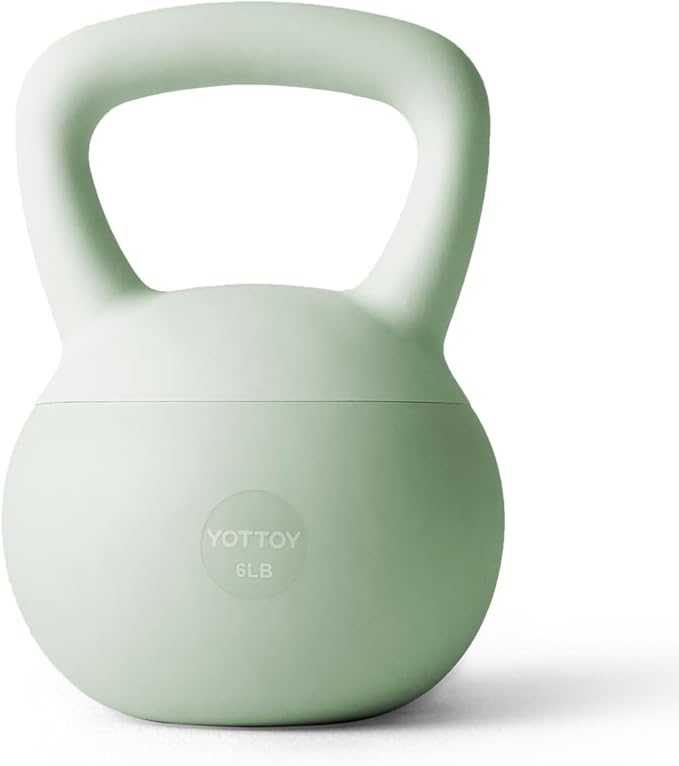 YOTTOY Soft Kettlebell,Kettlebell Anti-Slip Grip Weight for Home Workouts, Kettlebells Set Strength and Safety Guaranteed