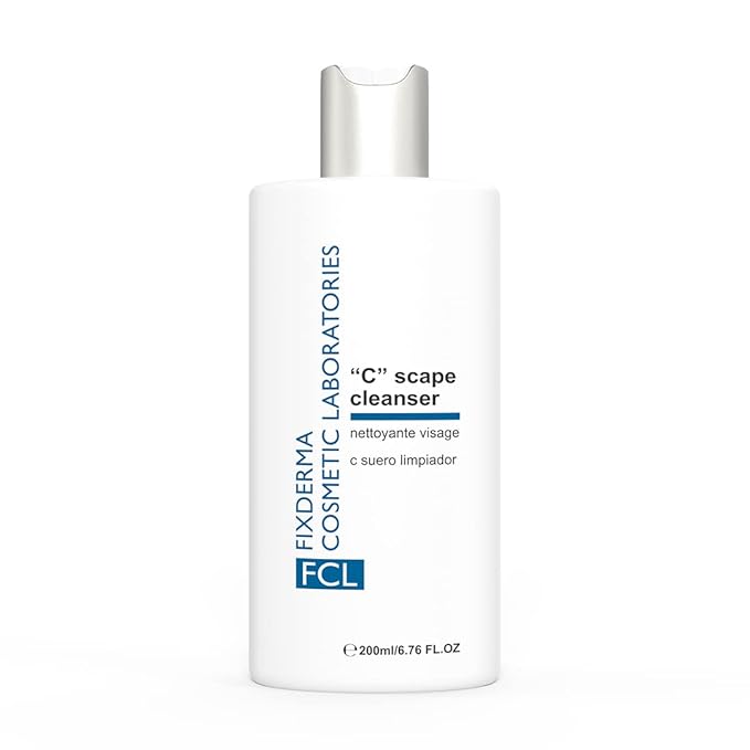 FCL 2% Vitamin C Face Wash, C Scape Cleanser for Gentle Exfoliation and Brightening | Cleanser Face Wash For Unevenly Pigmented Skin | Dark Spot Cleanser for Face - 200ml/6.76 Fl Oz