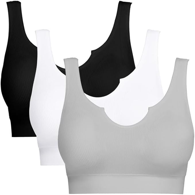 BESTENA Sports Bras for Women, Seamless Comfortable Yoga Bra with Removable Pads