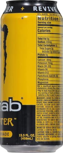 8 Pack - Monster Rehab - Tea + Lemonade + Energy - 15.5oz.
