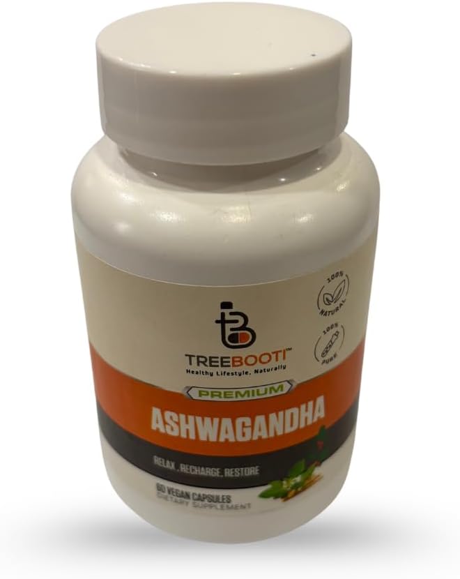 Premium Ashwagandha 800mg – High Potency Root Extract | Non-GMO, Gluten-Free – 60 Capsules