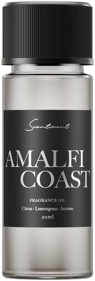 Scentiment Diffuser Oil - Amalfi Coast | Aromatherapy Fragrance | Inspired by W Hotels® | Notes of Bergamot, Lemongrass, Jasmine, Lily, Magnolia & Koa Wood (20 mL)