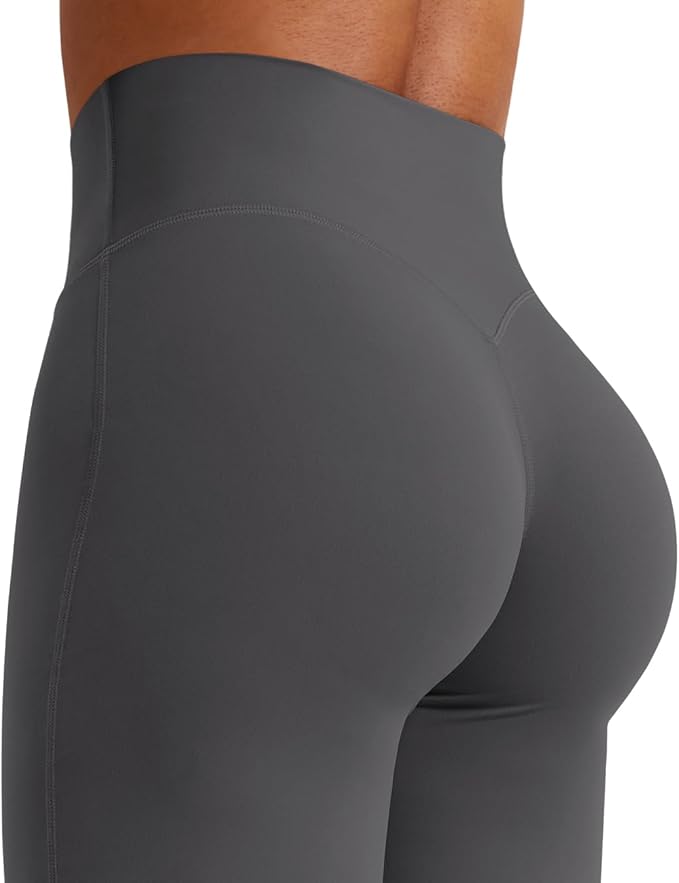 YEOREO Workout Leggings Womens No Front Seam Straight Leggings 29" / 31.5" / 33" High Waist Buttery Eddiy Gym Yoga Pants