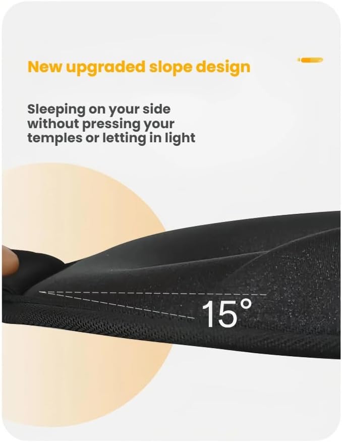 Sleep mask,100% Light Blocking Eye mask,Superior Materials to Silk,Travel Essentials,Sleeping mask,Eye mask for Sleeping - B-2-202508011518