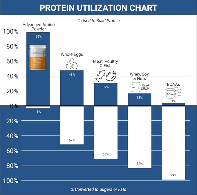 Advanced Bionutritionals – Advanced Amino Powder, Amino Acid Supplement, Build Muscle, Post Workout Recovery, Energy,Non-GMO, Gluten Free, Dairy Free, Vegan (30 Servings) (9.52oz, Citrus Zest)