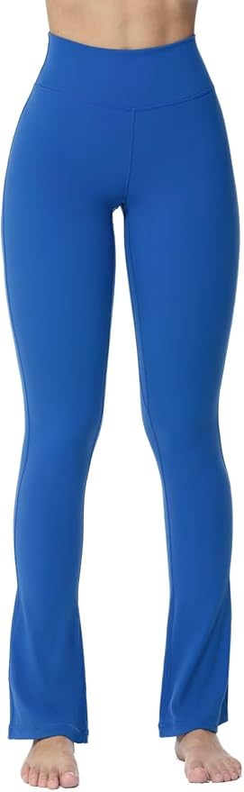 Sunzel High Waist Mini Flared Leggings for Women, Tummy Control Casual Flare Yoga Pants for Yoga Workout Gym