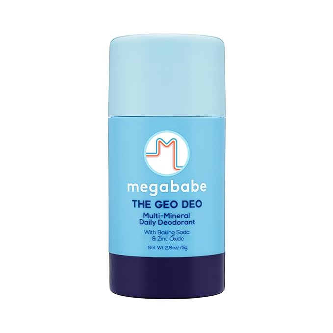 Megababe Daily Deodorant - The Geo Deo with 72 hour Odor Protection Multi-Minerals, Aluminum-Free, All Natural, 2.6 oz