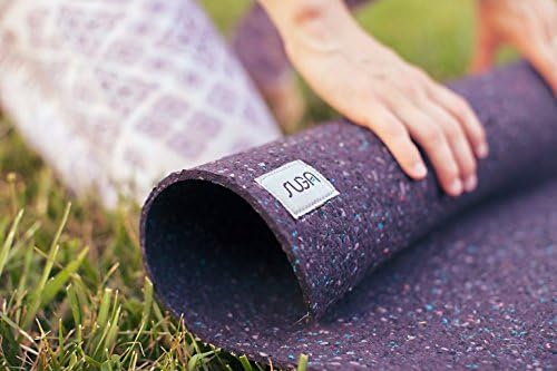 SUGA Premium 100% Recycled Yoga Mat - Textured Non-Slip for Hot Yoga, Eco-Friendly, 5mm Thick, Made in USA