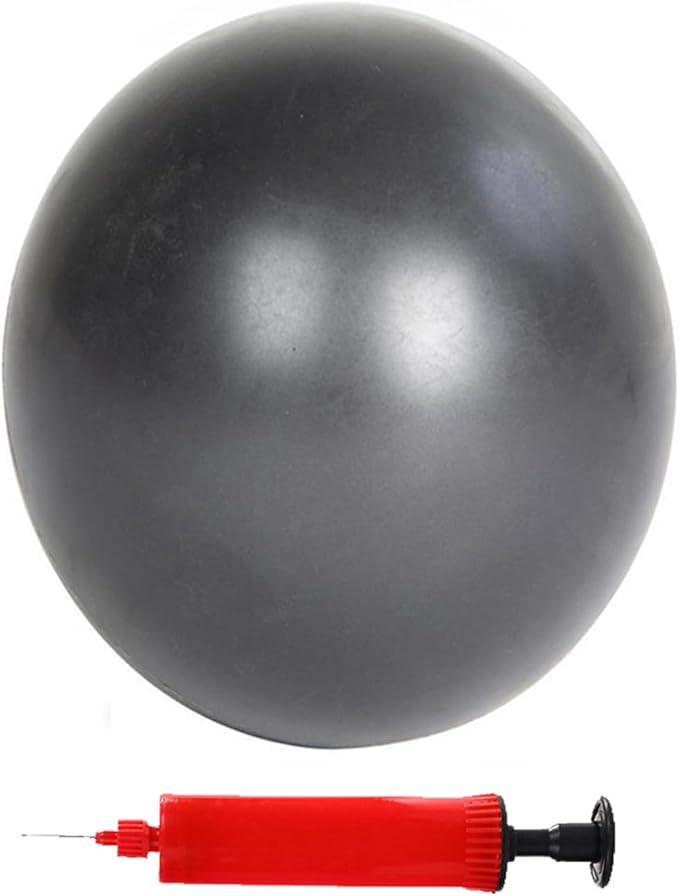 Mini Pilates Exercise Yoga Ball, 6 Inch Small Inflatable Exercise Yoga Ball,Core Training and Physical Therapy Equipment, with Pump