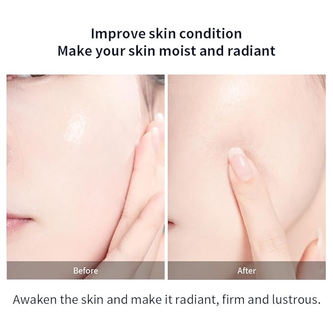 REAL DEEP HYALURONIC ACID GLOW MASK - Brightening Face Mask with Brrigredo Oxygen Complex & Full-Molecular HA - Antioxidant Treatment for Dull, Tired Skin - Improves Skin Texture & Radiance - 5 Pack