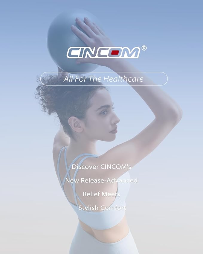 CINCOM Leg Massager Recovery System, Cordless Air Compression Boots for Circulation, Sequential Compression Device for Athletes Legs Feet Massage