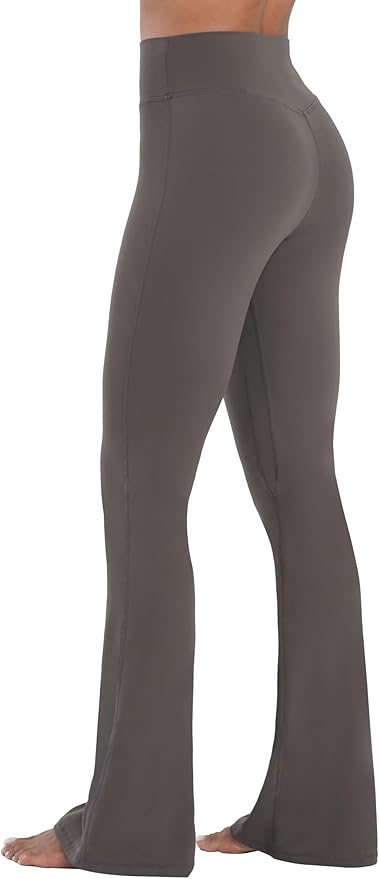 Sunzel High Waist Mini Flared Leggings for Women, Tummy Control Casual Flare Yoga Pants for Yoga Workout Gym