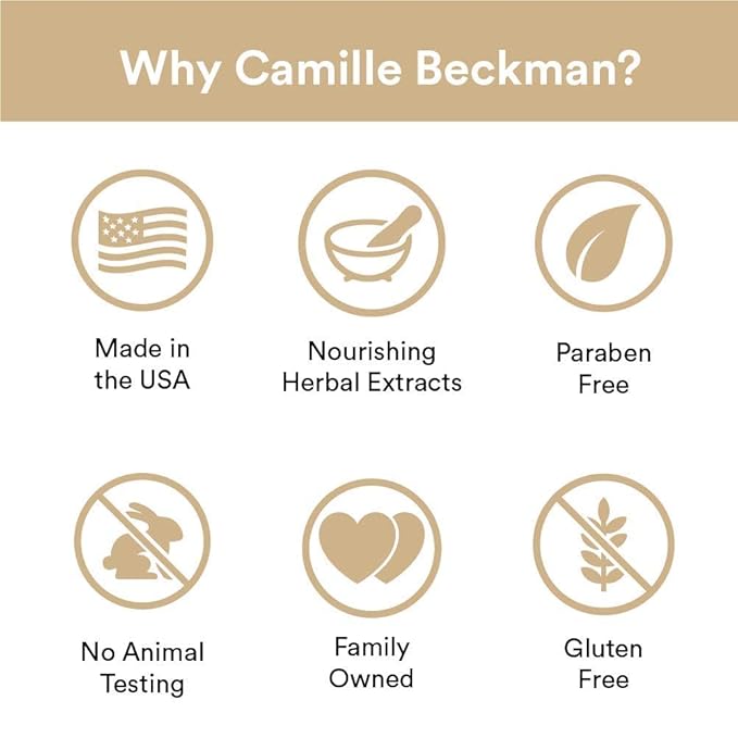 Camille Beckman Tuscan Honey Scented Silky Body Cream, Daily Moisturizer for All Skin Types | Non-Greasy Vegan Formula to Nourish and Soften Hands and Body, 13 Ounce