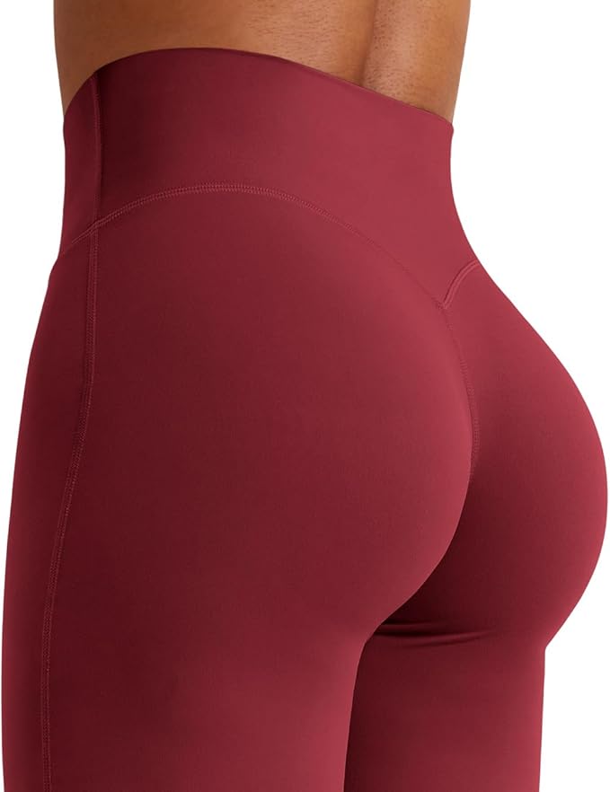YEOREO Workout Leggings Womens No Front Seam Straight Leggings 29" / 31.5" / 33" High Waist Buttery Eddiy Gym Yoga Pants