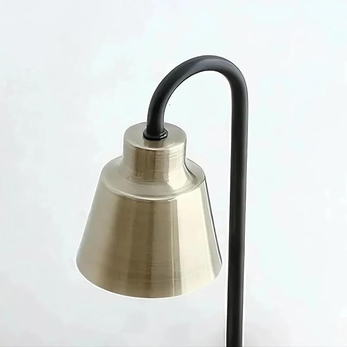 Candle Warmer Lamp with Timer-Electric, Home Decor, Dimmable Candle Light Warmer,House Warming Gifts New Home, Christmas Gifts for Women,Wax Melt Warmer for Jar Candles (Gold Bronze)