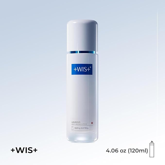 +WIS+ Hydrating Collagen Booster Lotion with Bosonine and Hyaluronic Acid for Dry, Pores and Uneven Skin to Deep Moisturizing, Pore Minimizing, Soothing and Firming(4 fl.oz/120 ml)