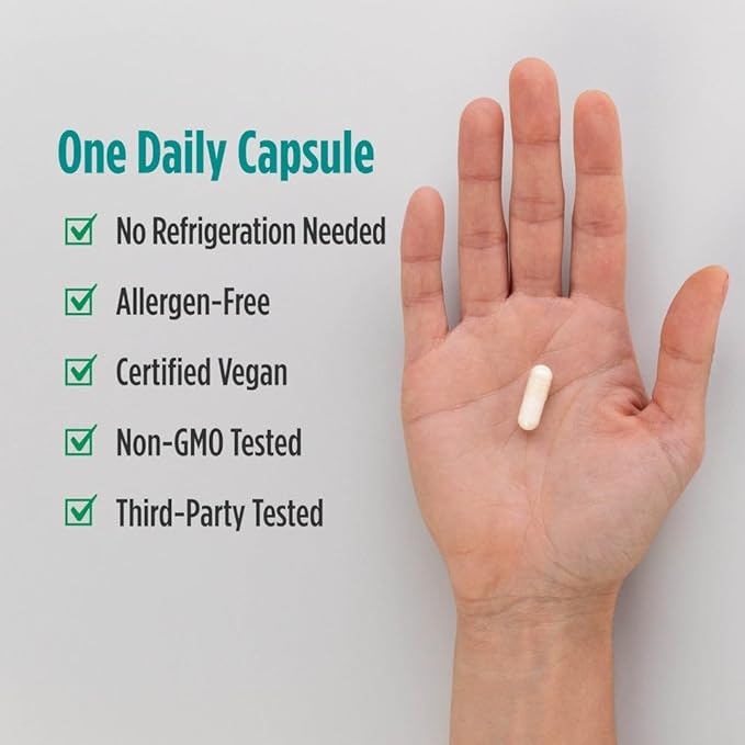 Nordic Naturals Nordic Flora Probiotic Comfort - 30 Capsules - 13 Probiotic Strains w/ 15 Billion Cultures - Supports Regularity & Digestive Comfort, Alleviates Bloating - Non-GMO, Vegan - 30 Servings