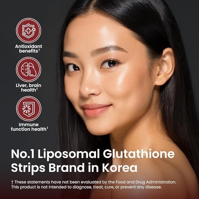ESTHER FORMULA Liposomal Glutathione Direct 3packs (284mg*90strips) Glutathione Strips, Korean Beauty Supplement Made in USA for antioxidant, Even Skintone, K-Beauty (3)