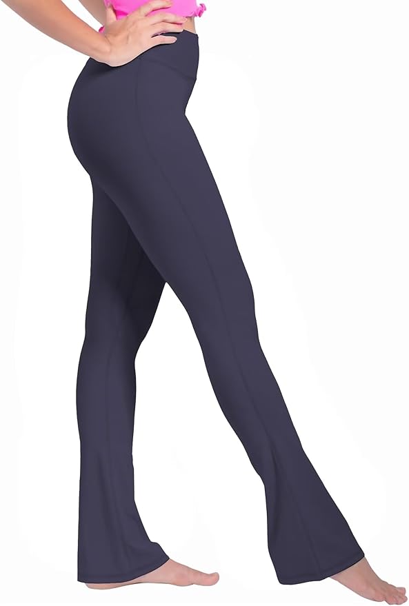 Sunzel High Waist Mini Flared Leggings for Women, Tummy Control Casual Flare Yoga Pants for Yoga Workout Gym