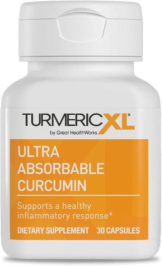 OmegaXL TurmericXL Natural Joint Support Supplement 250mg Turmeric Extract Delivers 45x More Curcumin - High Absorption, Gluten-Free – 30 Veggie Capsules