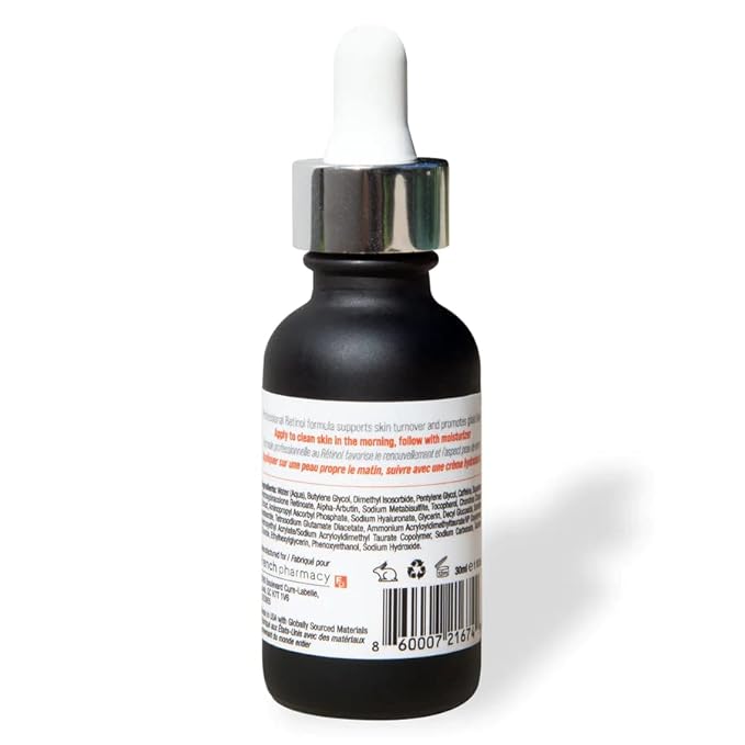 French Pharmacy RetRx 314 Professional Facial Retinol Serum - Skin Renewing - Anti-Aging - Increase Elasticity, Plumpness & Brightness - For All Skin Types - 1oz
