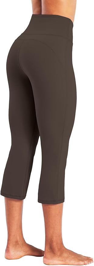 Sunzel High Waist Mini Flared Leggings for Women, Tummy Control Casual Flare Yoga Pants for Yoga Workout Gym
