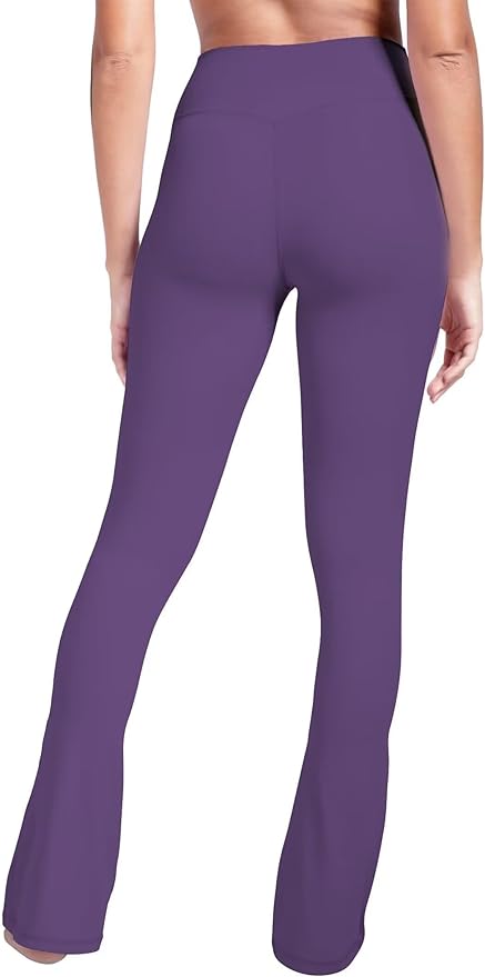 Sunzel High Waist Mini Flared Leggings for Women, Tummy Control Casual Flare Yoga Pants for Yoga Workout Gym