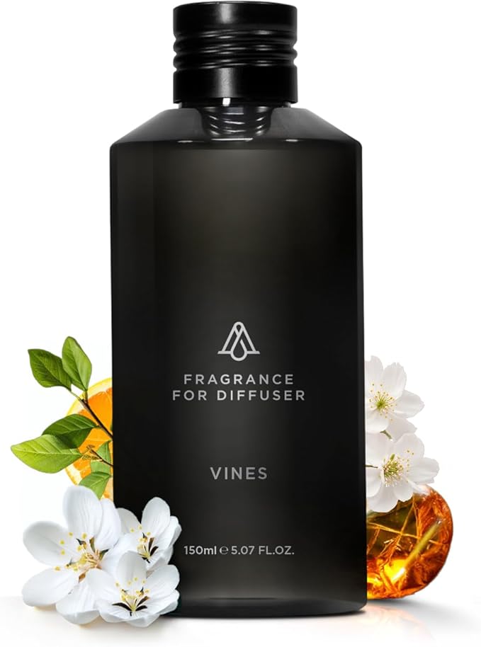 AromaPlan Hotel, Home Luxury Scents, Vines 5.07 Fl Oz (150ml) | Fragrance for Cold Air & Waterless Diffuser Oil | Home Luxury & Hotel Scent for Aromatherapy- USA Made, Bigger Bottle & Longer Lasting