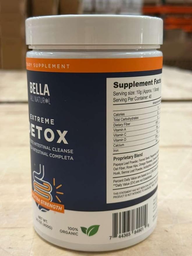 Bella All Natural Detox Powder Mango
