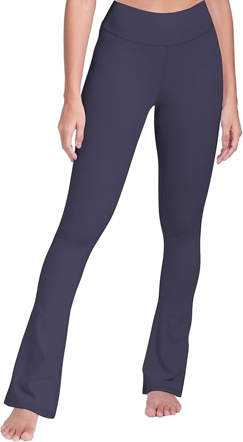 Sunzel High Waist Mini Flared Leggings for Women, Tummy Control Casual Flare Yoga Pants for Yoga Workout Gym
