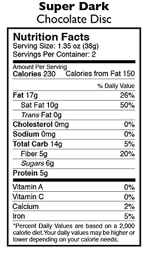Taza Chocolate Organic Mexicano Disc 85% Dark Chocolate, Super Dark, 2.75 Ounce (12 Count), Vegan