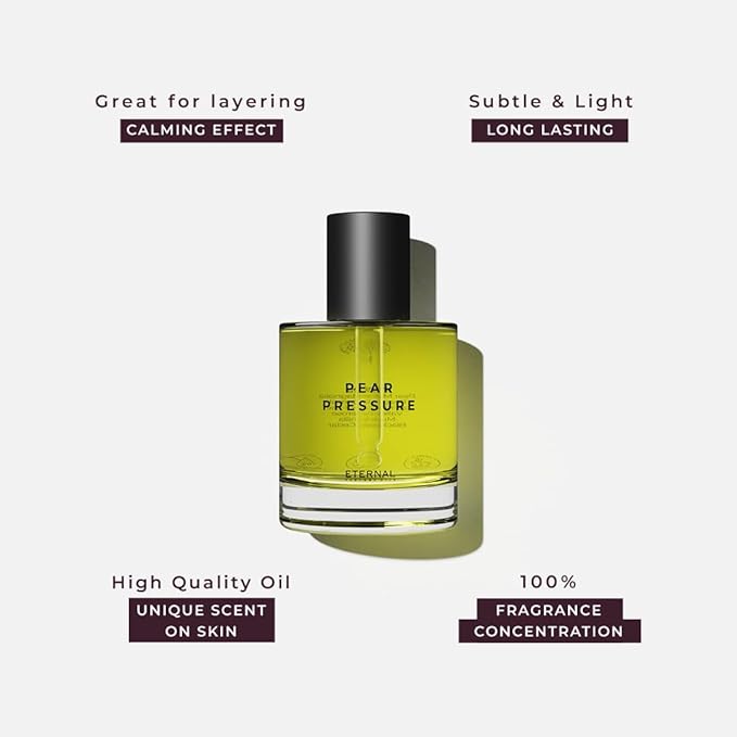 Eternal perfume oils - Pear Pressure inspired by J'A.D.0.R.E | Long Lasting Perfume Oil for Women – 50ml with Bonus 30ml Pear Pressure (Pack of 2)