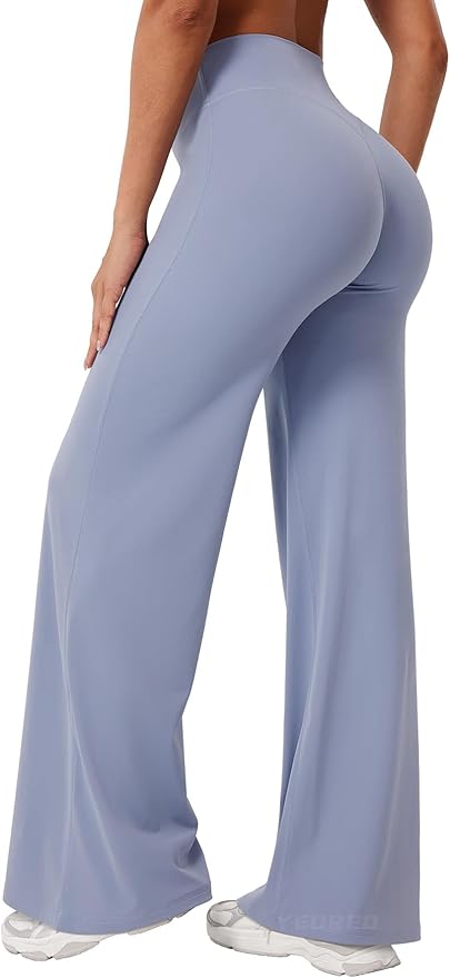 YEOREO Workout Leggings Womens No Front Seam Straight Leggings 29" / 31.5" / 33" High Waist Buttery Eddiy Gym Yoga Pants