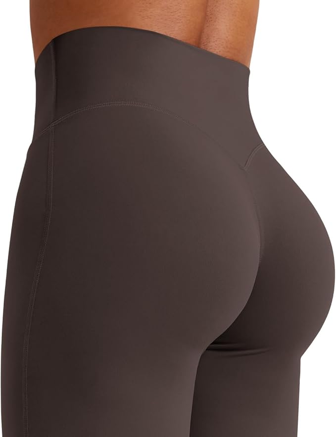 YEOREO Workout Leggings Womens No Front Seam Straight Leggings 29" / 31.5" / 33" High Waist Buttery Eddiy Gym Yoga Pants