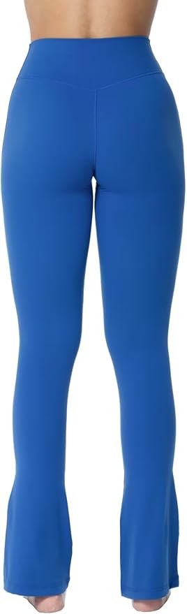 Sunzel High Waist Mini Flared Leggings for Women, Tummy Control Casual Flare Yoga Pants for Yoga Workout Gym