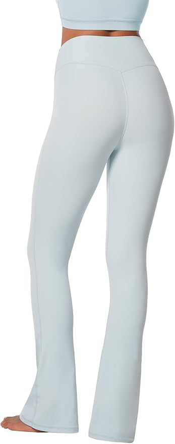 Sunzel High Waist Mini Flared Leggings for Women, Tummy Control Casual Flare Yoga Pants for Yoga Workout Gym