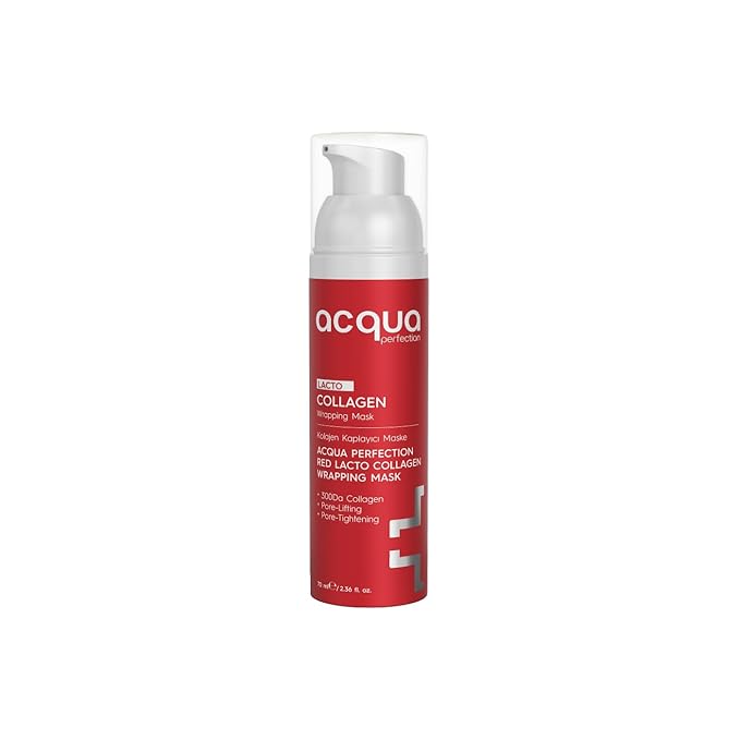 Luxury Skin Care: Anti-Aging & Firming Face Mask with Red Lacto Collagen & Hyaluronic Acid - Hydrating, Pore-Tightening, Beauty Skincare Essential, 70 Ml