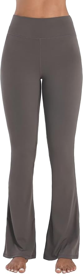 Sunzel High Waist Mini Flared Leggings for Women, Tummy Control Casual Flare Yoga Pants for Yoga Workout Gym