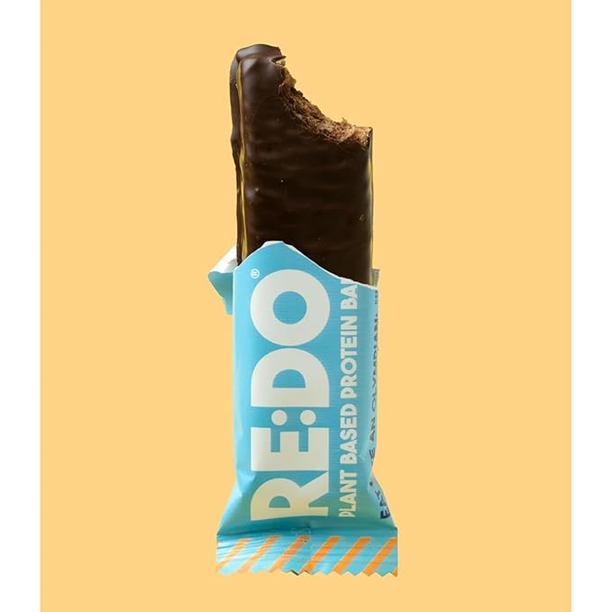 Re:Do Plant-Based Salted Caramel Protein Bars (9 Bars) 15g Vegan Protein, Dairy & Nut Free, No Palm Oil
